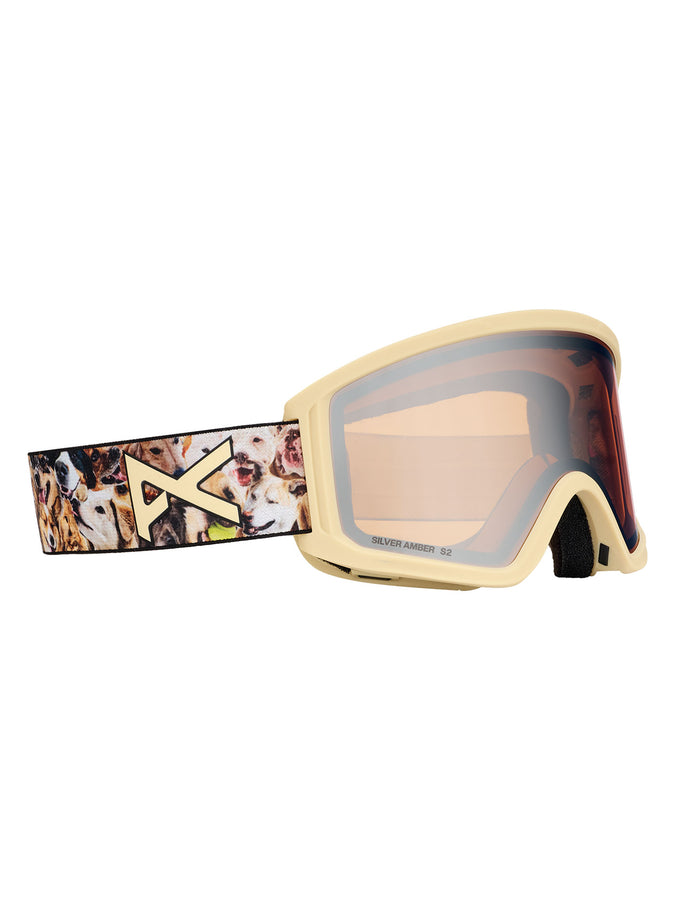 Anon Tracker 2.0 + Mifi Face Mask Goggle | SHOP DOGS/SILVER AMBER (E9B)