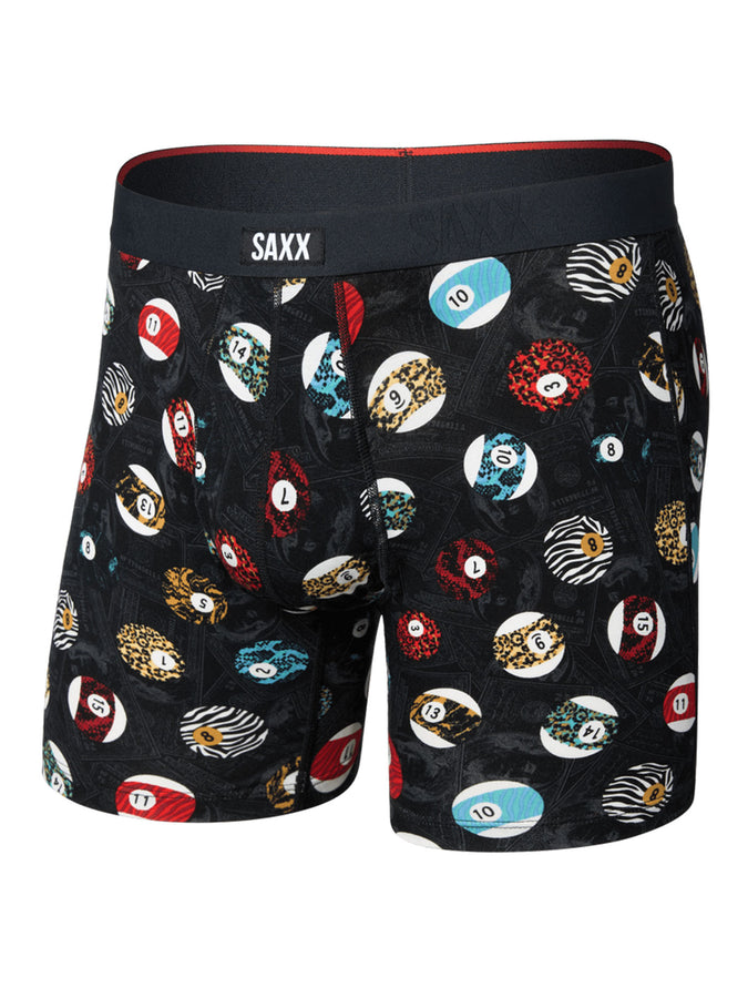 Saxx Vibe Xtra Soft Comfort Billiard Parlor Black Boxer Brief | BILLIARD PARLOR NOIR (BIL)