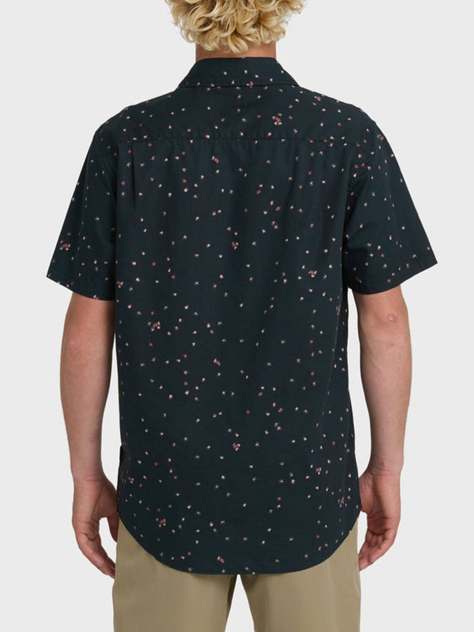 Quiksilver Ditsy Blossom Short Sleeve Buttondown Shirt Spring 2026 | ANTHRACITE (ANH)