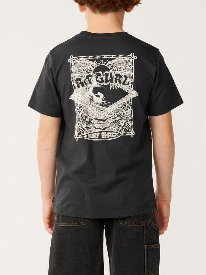 Rip Curl Surf Shack Art T-Shirt Fall 2026 | WASHED BLACK (8264)