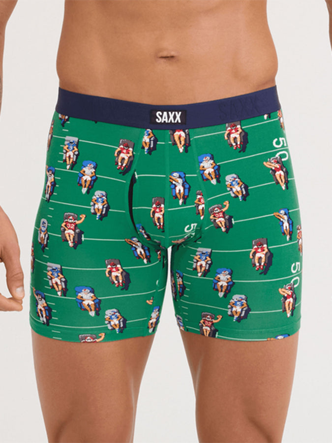 Saxx Vibe Xtra Soft Comfort Armchair Qb Lawn Green Boxer Brief | FAUTEUIL QB LAWN VERT (AQG)