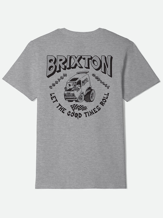 Brixton Garnet T-Shirt Summer 2026 | HEATHER GREY