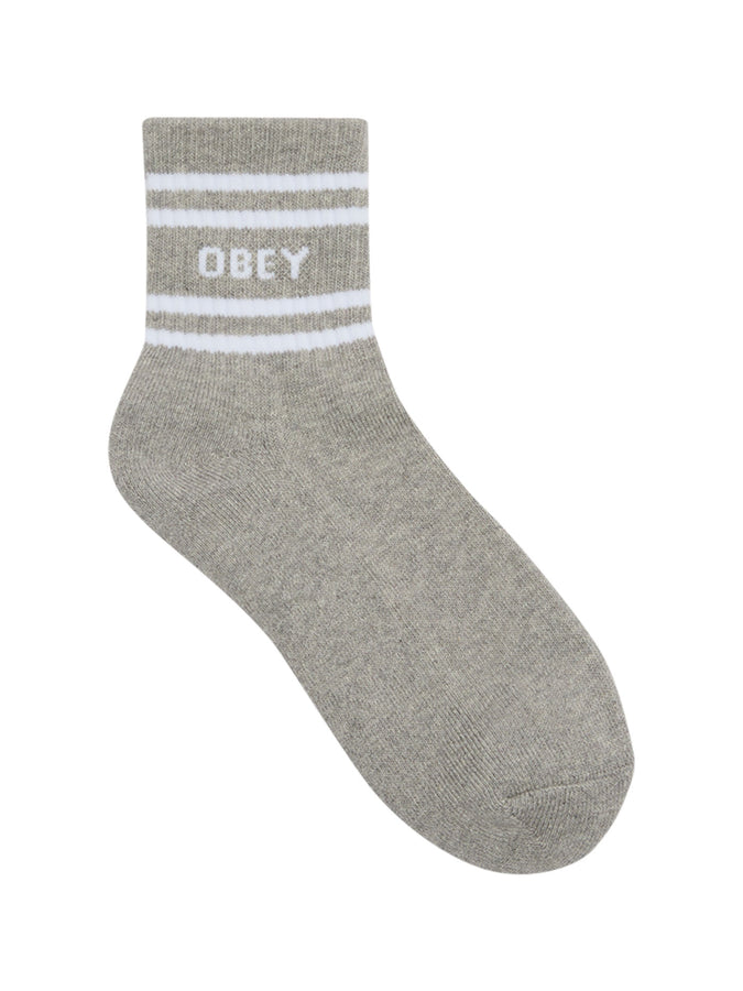 Obey Coop Sock | HEATHER GREY/WHITE (HGW)