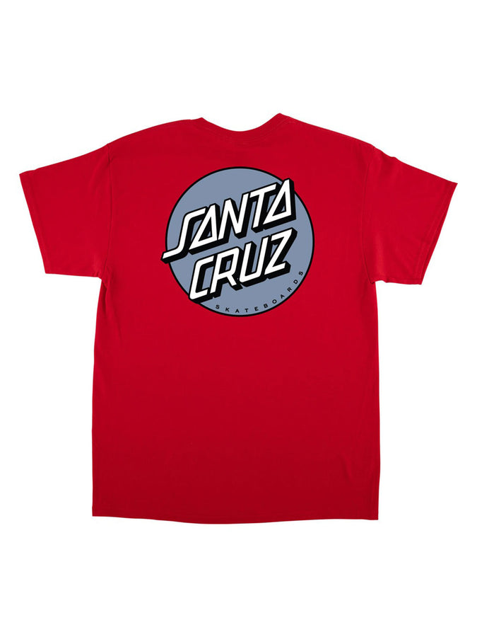Santa Cruz Other Dot T-Shirt Spring 2026 | CHERRY RED/SLATE