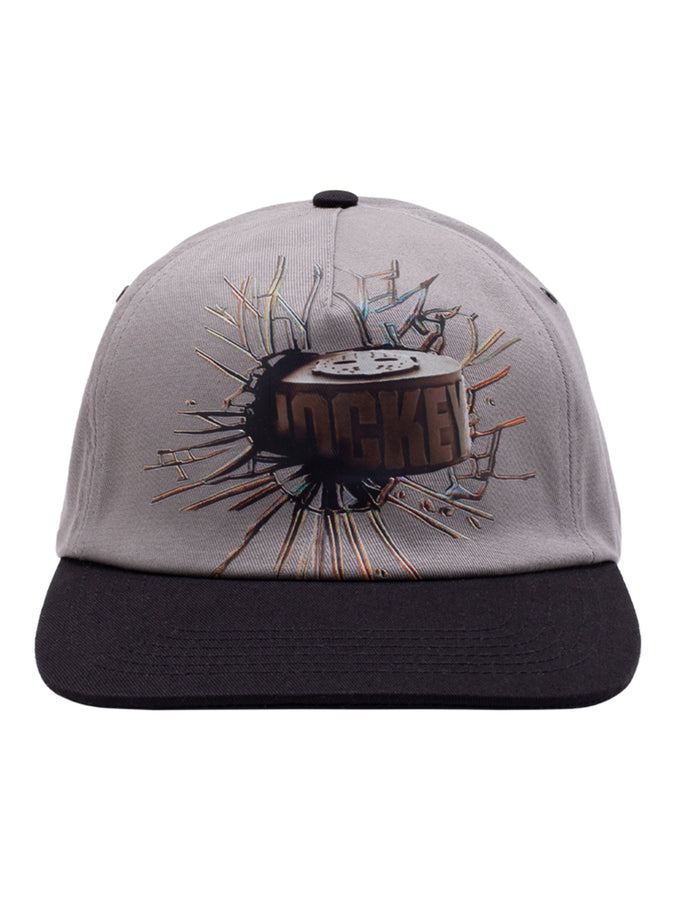 Hockey Wax Shatter Snapback Hat | BLACK/GREY