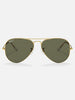 Ray Ban Aviator Metal Large Gold/G-15 Green Sunglasses