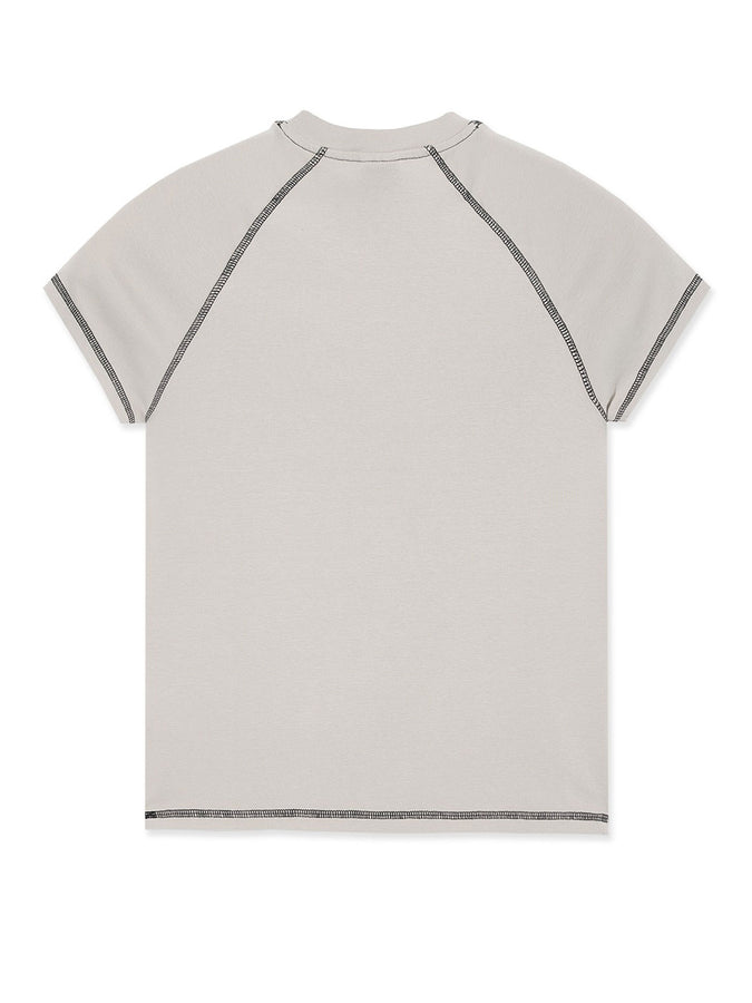 Polar Baby Script Logo T-Shirt Summer 2026 | GREY/BLACK