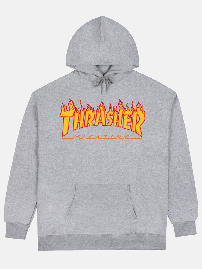 Thrasher Flame Logo Hoodie Fall 2026 | GREY