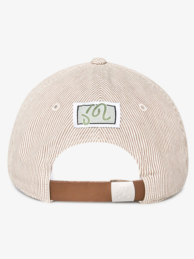 Malbon Hickory Dad Strapback Hat | HICKORY BROWN STRIPE