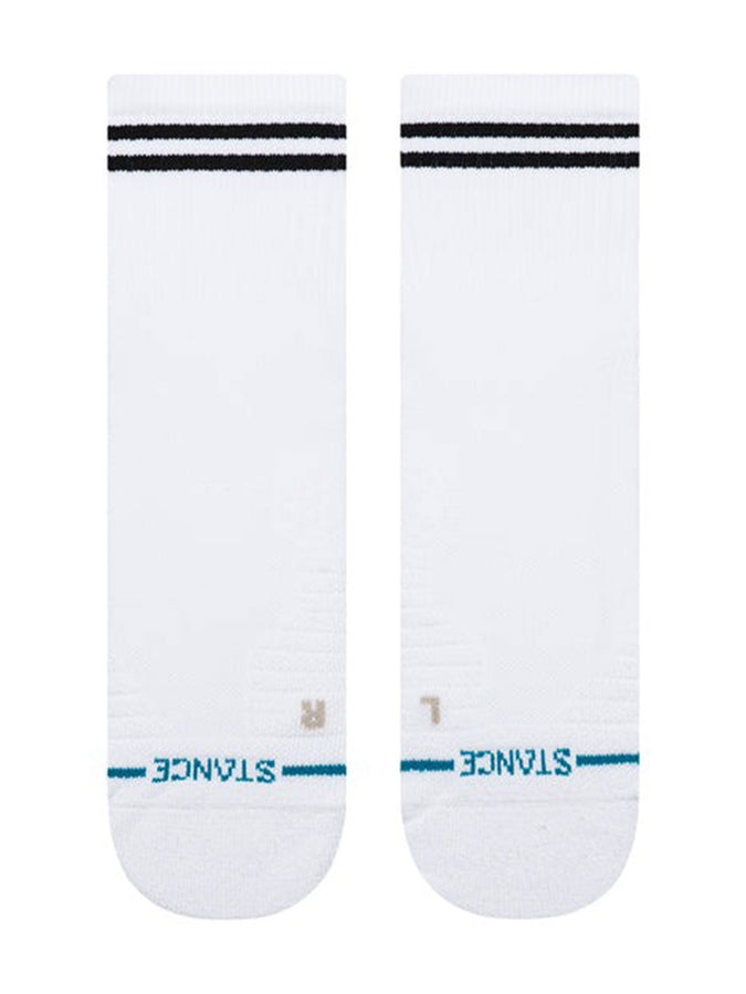 Stance Golf Lined Up Mid Quarter White Socks | WHITE (WHT)