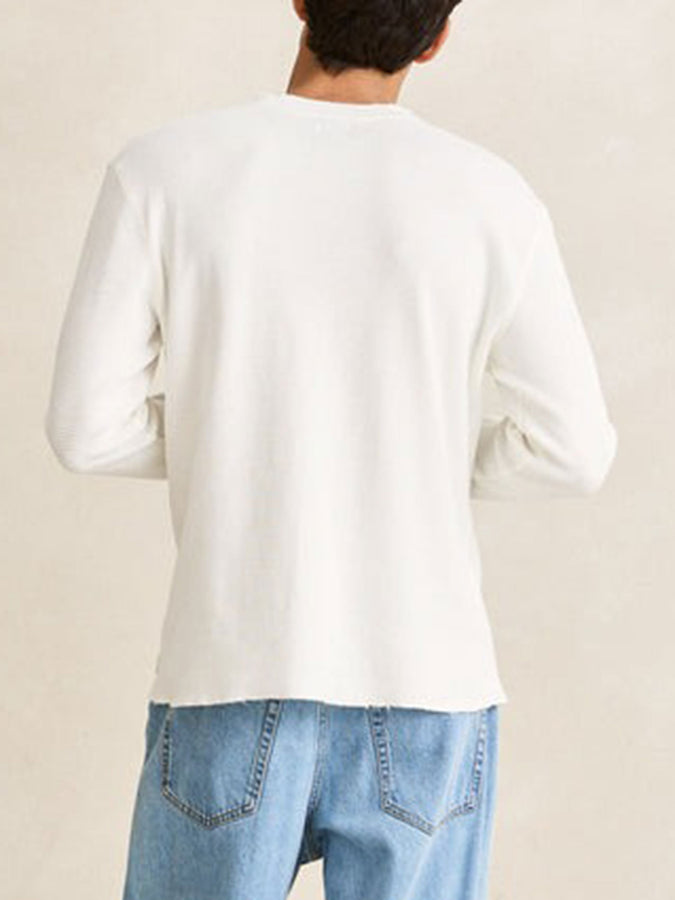 Rhythm Classic Waffle Sweater Fall 2026 | VINTAGE WHITE