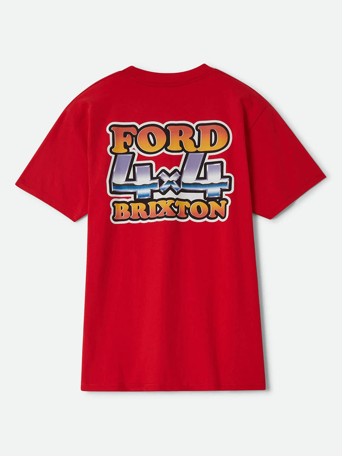 Ford x Brixton 4x4 Chrome T-Shirt Fall 2026 | RANGOON RED