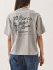 Brixton Ranch Motor Court Boxy Cropped T-Shirt Fall 2026