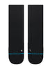 Stance Solid Mid Ribbed Black Socks Spring 2026
