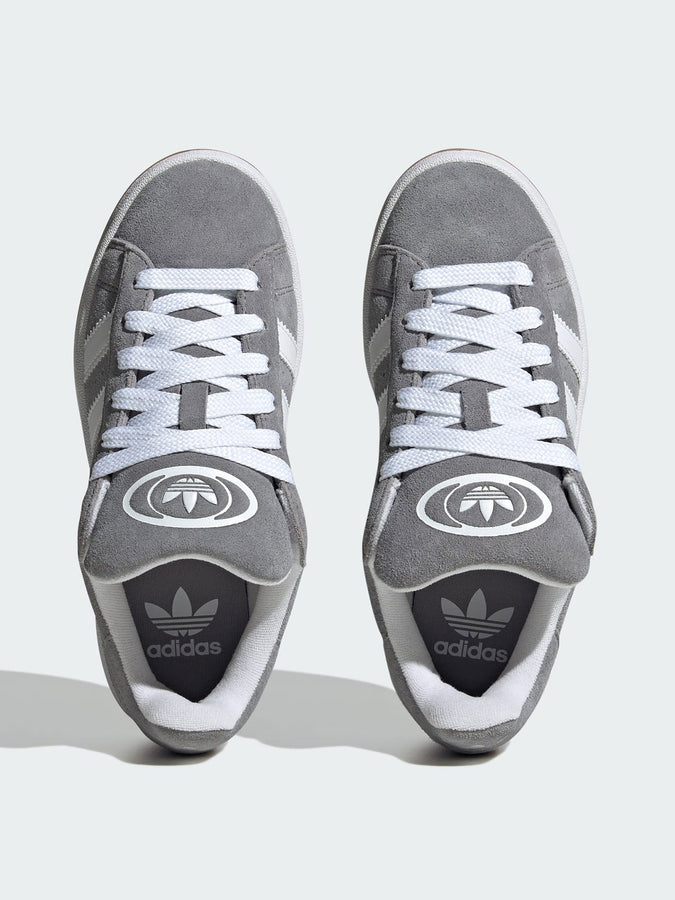 Adidas Campus 00s Grey/White/White Shoes Summer 2026 | GREY/WHITE/WHITE