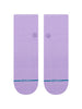 Stance Fine Rib Quarter Purple Socks