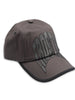 Frosted Embroidery Strapback Hat