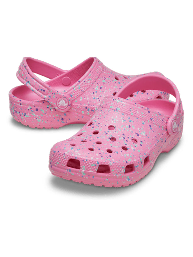 Crocs Classic Paint Splatter Lemonade Pink/Multi Clog Summer 2026 | PINK LEMONADE/MULTI (6SO)