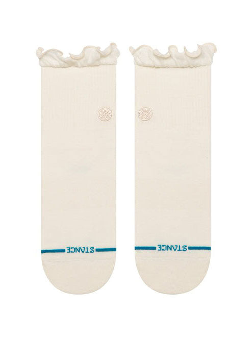 Stance Ruffle Icon Quarter Ivory Socks | IVORY (IVO)