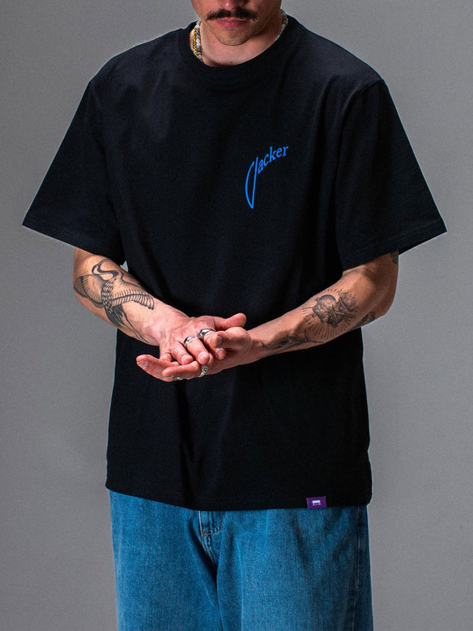 Jacker Records Black T-Shirt Fall 2026 | BLACK