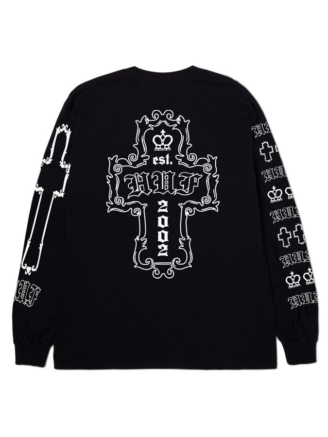 Huf Hard Luxe Long Sleeve T-Shirt Fall 2026 | BLACK