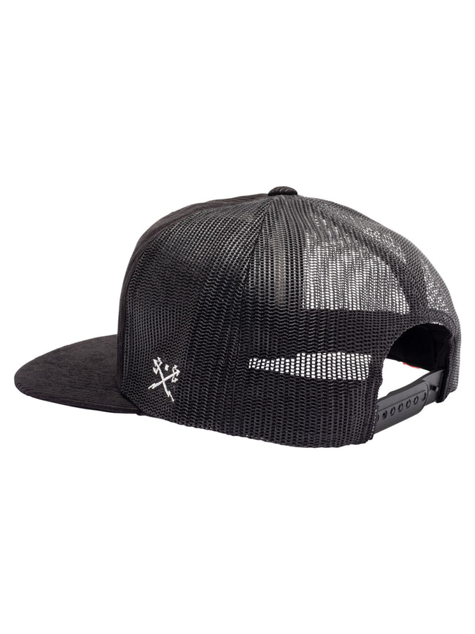 Dark Seas Metal Trucker Hat | BLACK