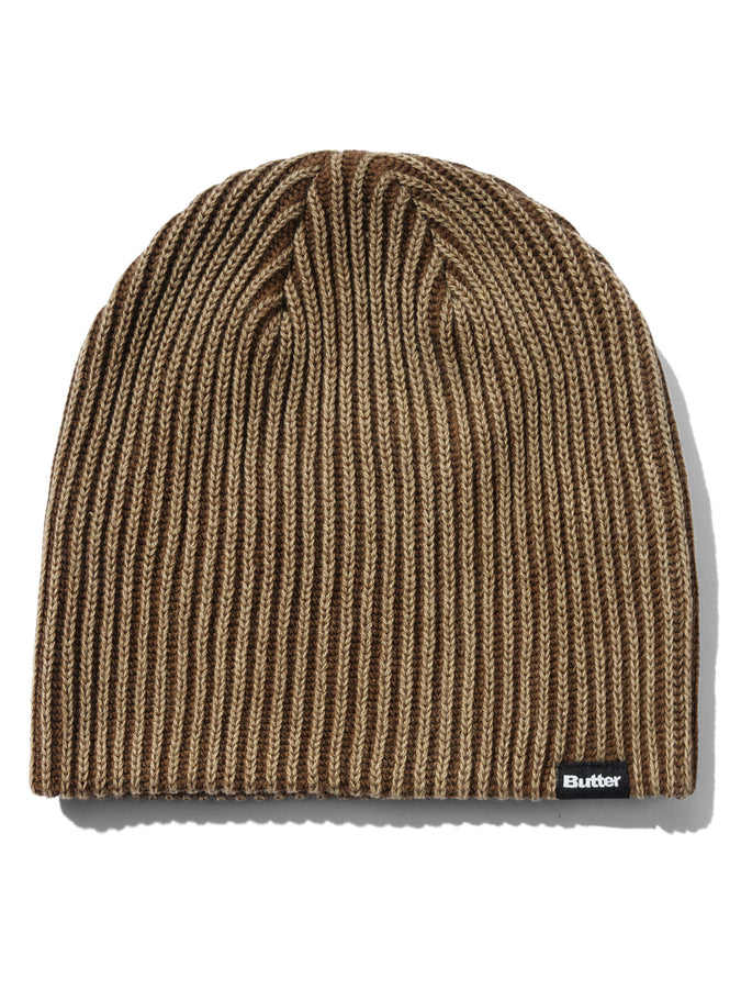 Butter Goods Ribbed Skully Beanie | WASHED BROWN