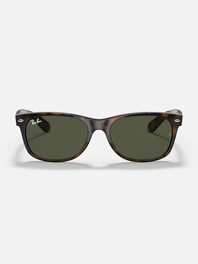 Ray-Ban New Wayfarer Polished Tortoise/G-15 Green Sunglasses | POLISHED TORTOISE/G-15 GREEN