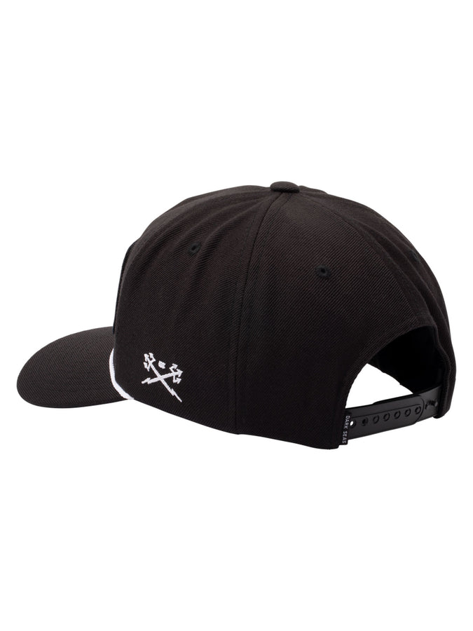 Dark Seas Franklin High Snapback Hat | BLACK