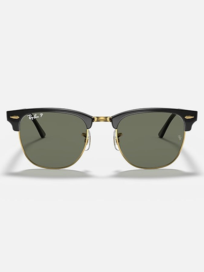 Ray Ban Clubmaster Black On Gold/G-15 Green Sunglasses | BLACK ON GOLD/G-15 GREEN