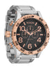 Nixon 51-30 Chrono Silver/Gold Pink/Black Watch