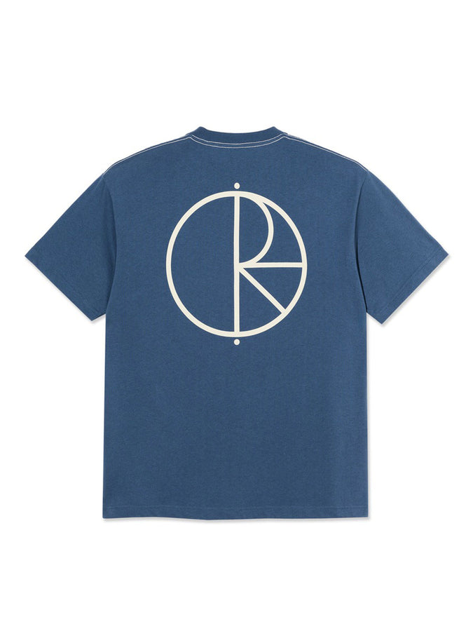 Polar Skate Co Contrast Stroke Logo T-Shirt Spring 2026 | GREY BLUE