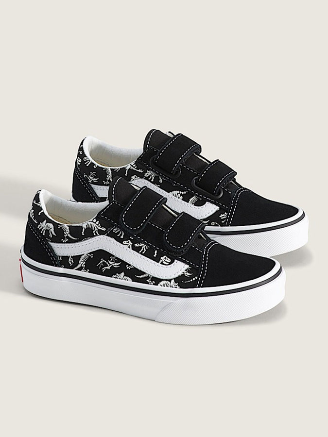 Vans Old Skool V Dinobones Glow Black Shoes Fall 2026 | GLOW BLACK (CJK)