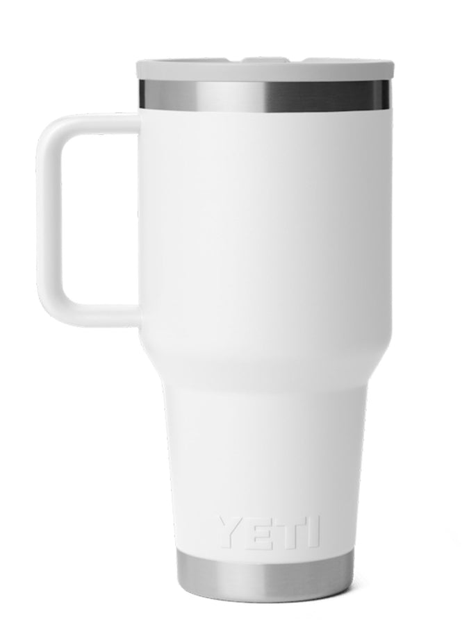 Yeti Rambler 30oz White Travel Straw Bottle | WHITE