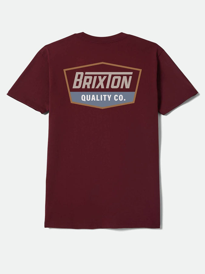 Brixton Regal T-Shirt Fall 2026 | BURGUNDY/TOBACCO