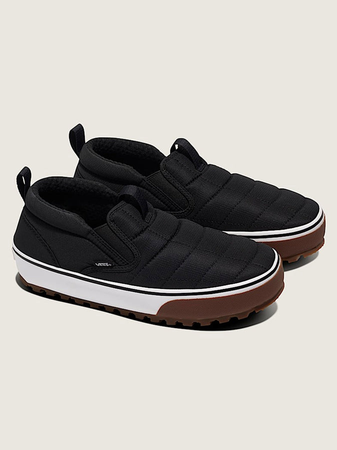 Vans MTE Snow Lodge Slipper Mid Black Quilted Shoes Winter 2027 | QUILTED BLACK (BLA)
