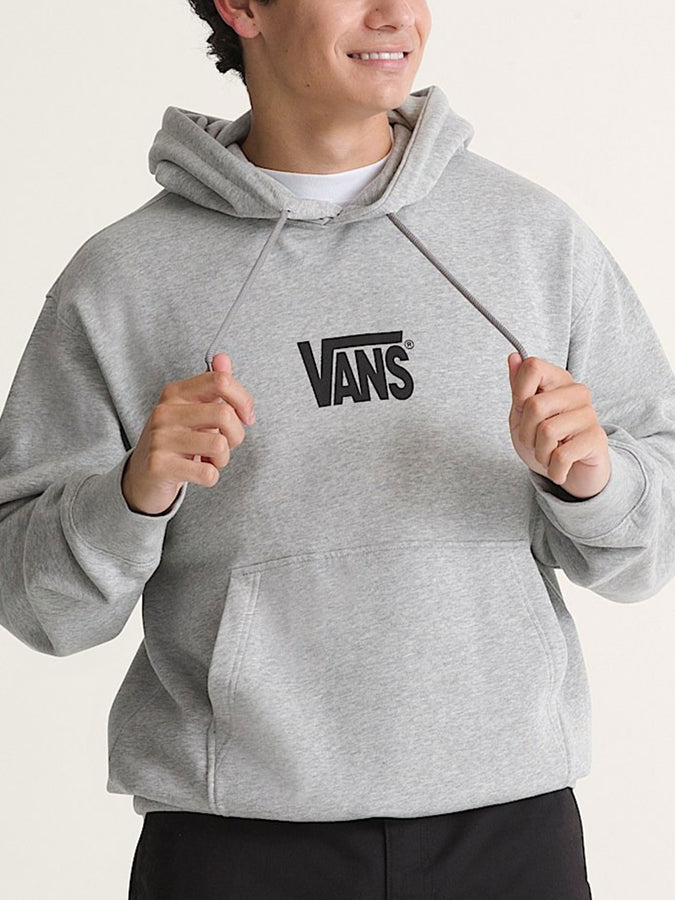 Vans Stretch Logo Hoodie Fall 2026 | CEMENT HEATHER (02F)