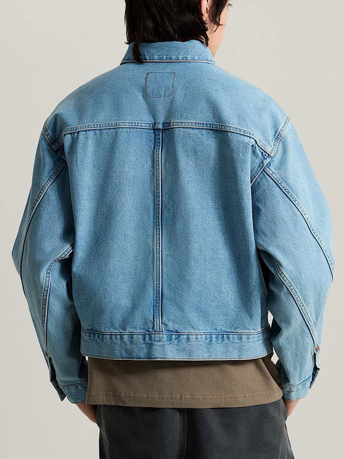 Vans Check 5 Denim Trucker Jacket Fall 2026 | LIGHT STONEWASH (TTJ)