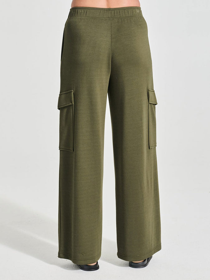 Everyday Sunday Lounge Cargo Wide Pants Fall 2026 | FAIRMONT GREEN