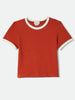 Brixton Carefree Organic Garment Dye Ringer T-Shirt Fall 2026