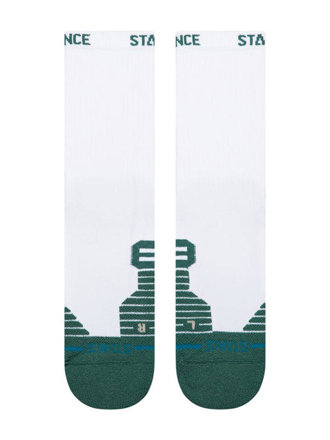 Stance Fairway Ribbed Golf Socks | WHITE (WHT)