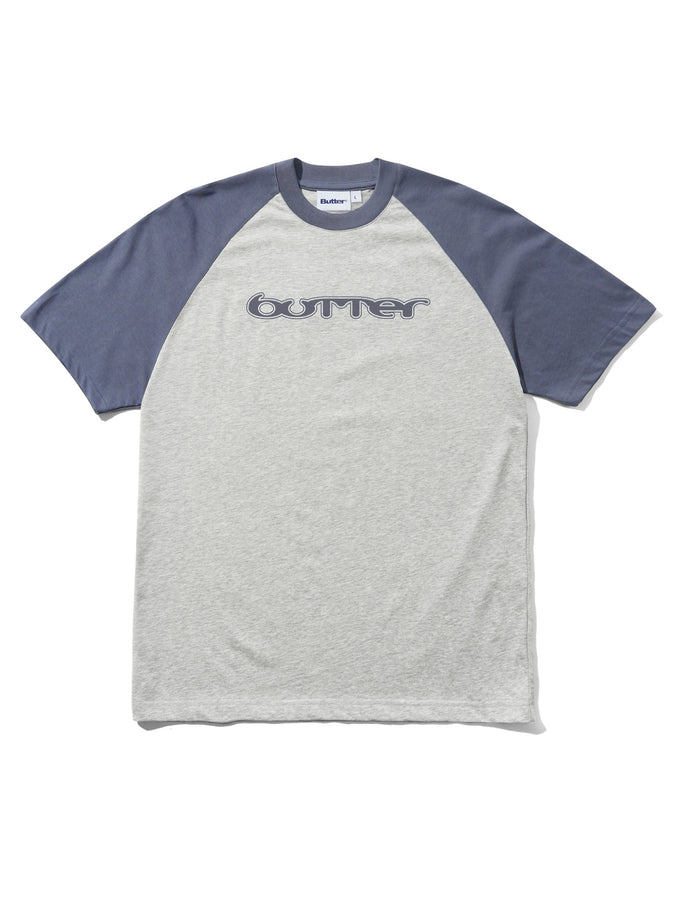 Butter Goods Witness Raglan T-Shirt Fall 2026 | SLATE/ASH