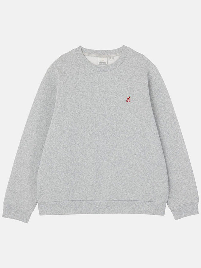 Gramicci One Point Crewneck Sweatshirt Fall 2026 | GREY HEATHER