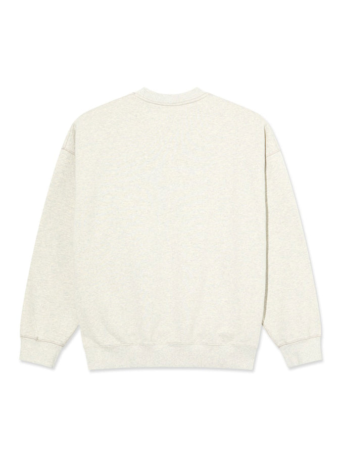Polar Skate Co Frankie Crewneck Sweatshirt Holiday 2025 | IVORY GREY MELANGE