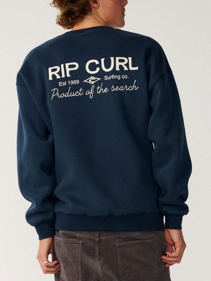 Rip Curl Pacific Rinse Crewneck Sweatshirt Fall 2026 | DARK NAVY (0291)