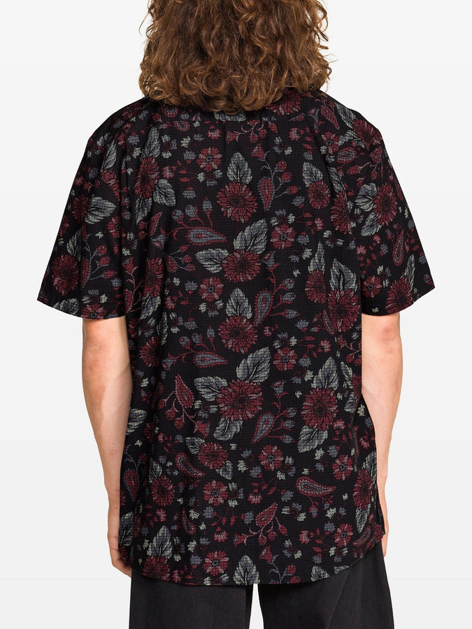 Volcom Scaler Stone Short Sleeve Buttondown Shirt Summer 2026 | BLACK (BLK)