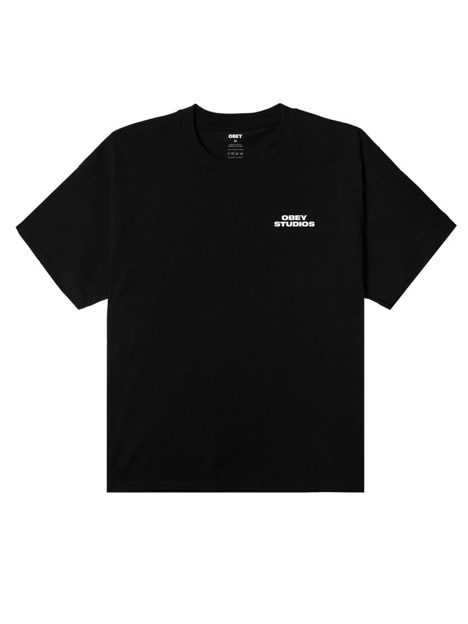 Obey Sky Face T-Shirt Spring 2026 | BLACK (BLK)