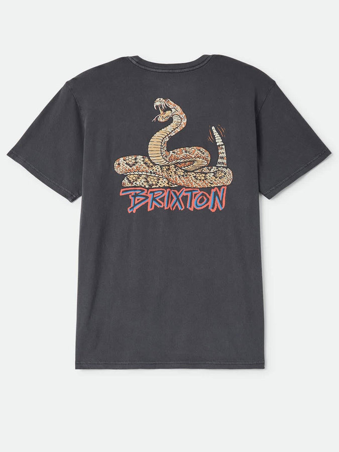 Brixton Rockton T-Shirt Fall 2026 | BLACK WORN WASH