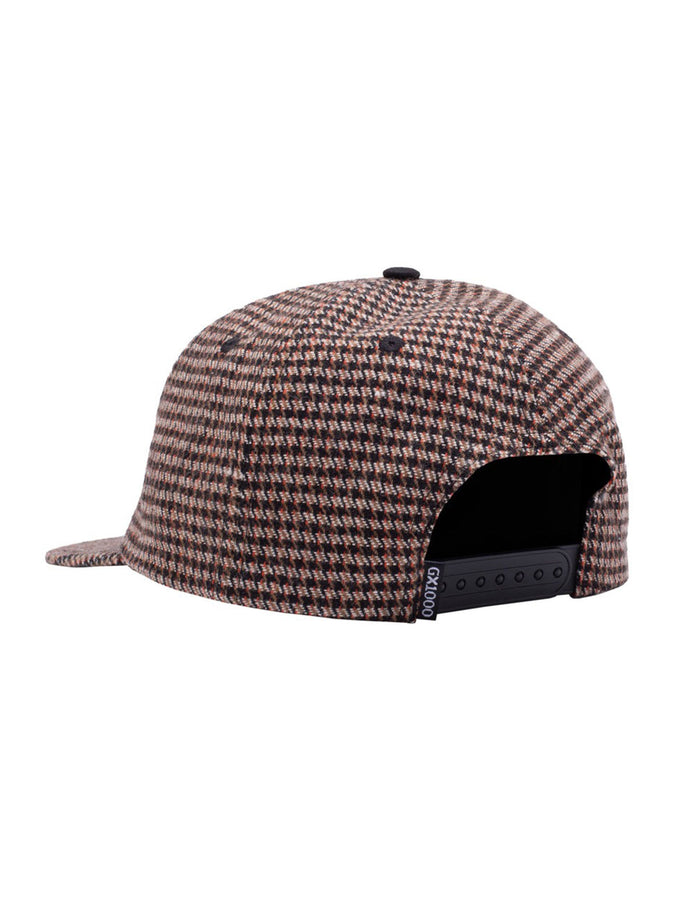 Gx1000 Mini Og Logo Houndstooth Snapback Hat | BROWN