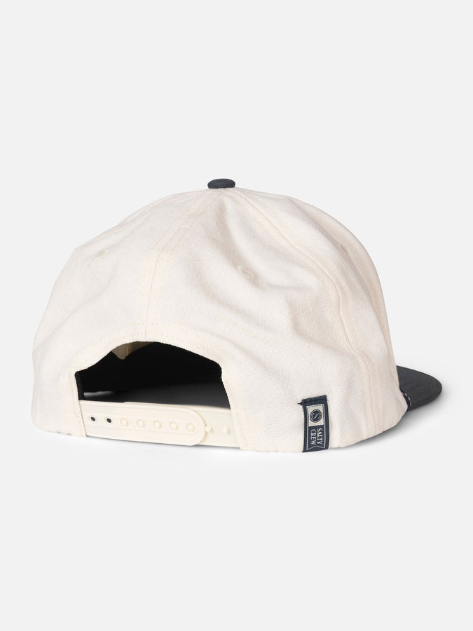 Salty Crew Hooked Up Snapback Hat | OFF WHITE/NAVY
